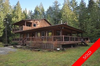 Sechelt Acreage with Home & Guest Cabin for sale: 1,872 sq.ft. (Listed 2021-12-23)